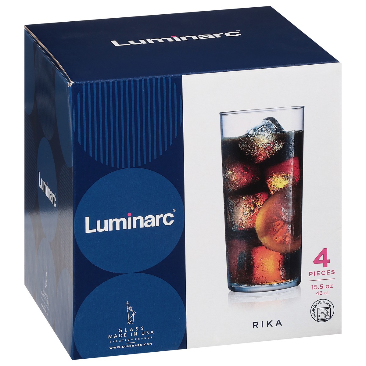 slide 2 of 9, Luminarc 15.5 Ounce Rika 4 ea, 4 ct