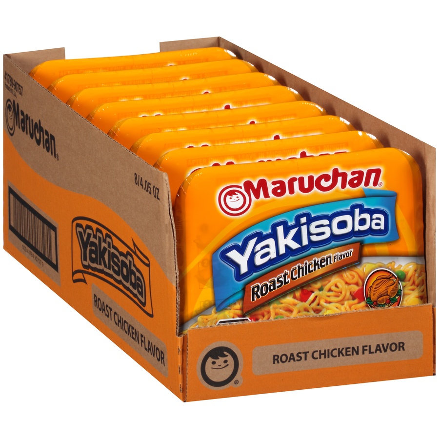 slide 2 of 8, Maruchan Yakisoba Roast Chicken Flavor Noodles, 4.05 oz