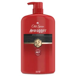 Old Spice Red Collection Body Wash for Men, Swagger Scent, Shower Fresh, Lasting Scent, 33.4oz