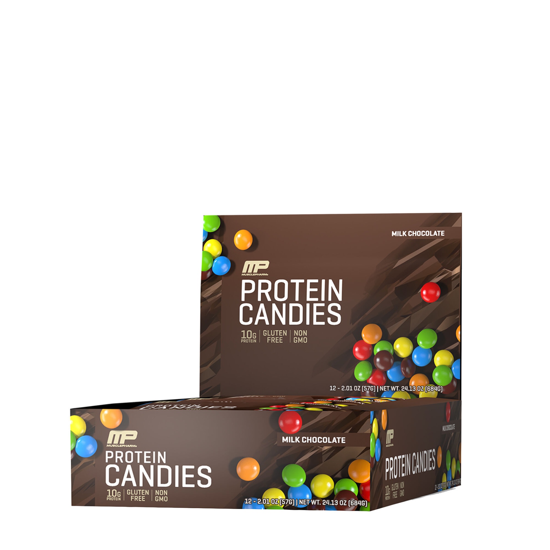 slide 1 of 1, MusclePharm Protein Candies - Milk Chocolate, 12 ct