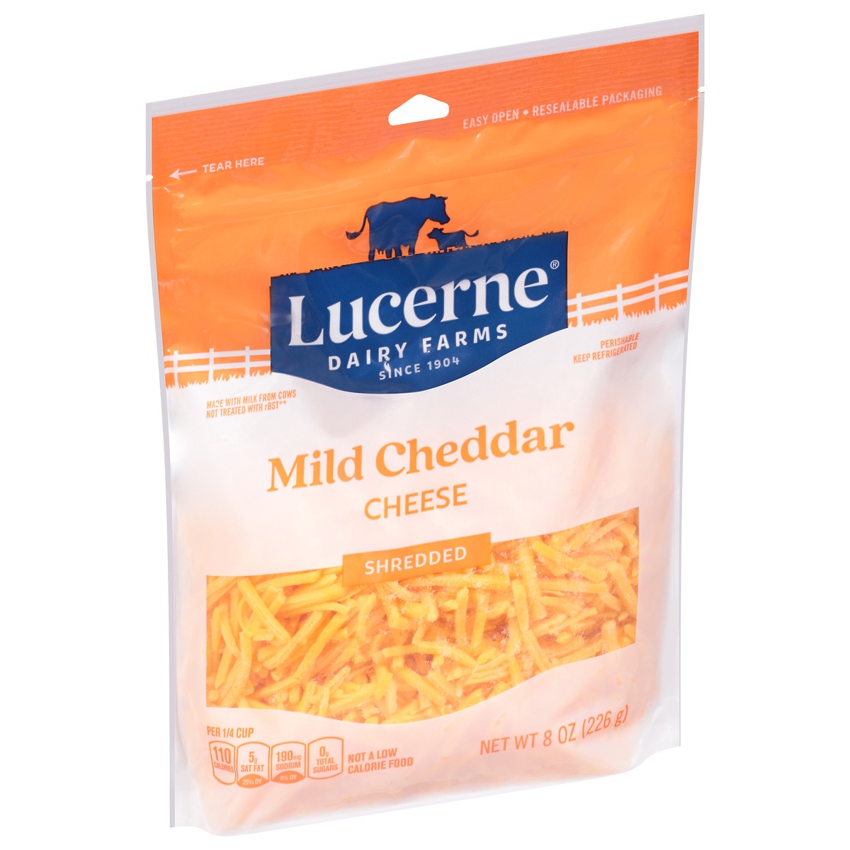 slide 2 of 9, Lucerne Dairy Farms Lucerne Cheese Cheddar Yellow Shred, 1 ct