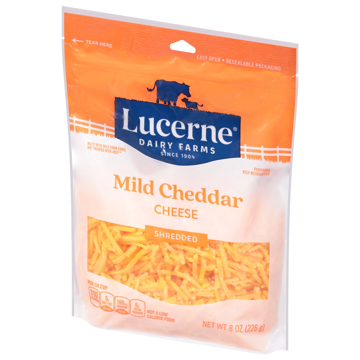 slide 4 of 9, Lucerne Dairy Farms Lucerne Cheese Cheddar Yellow Shred, 1 ct