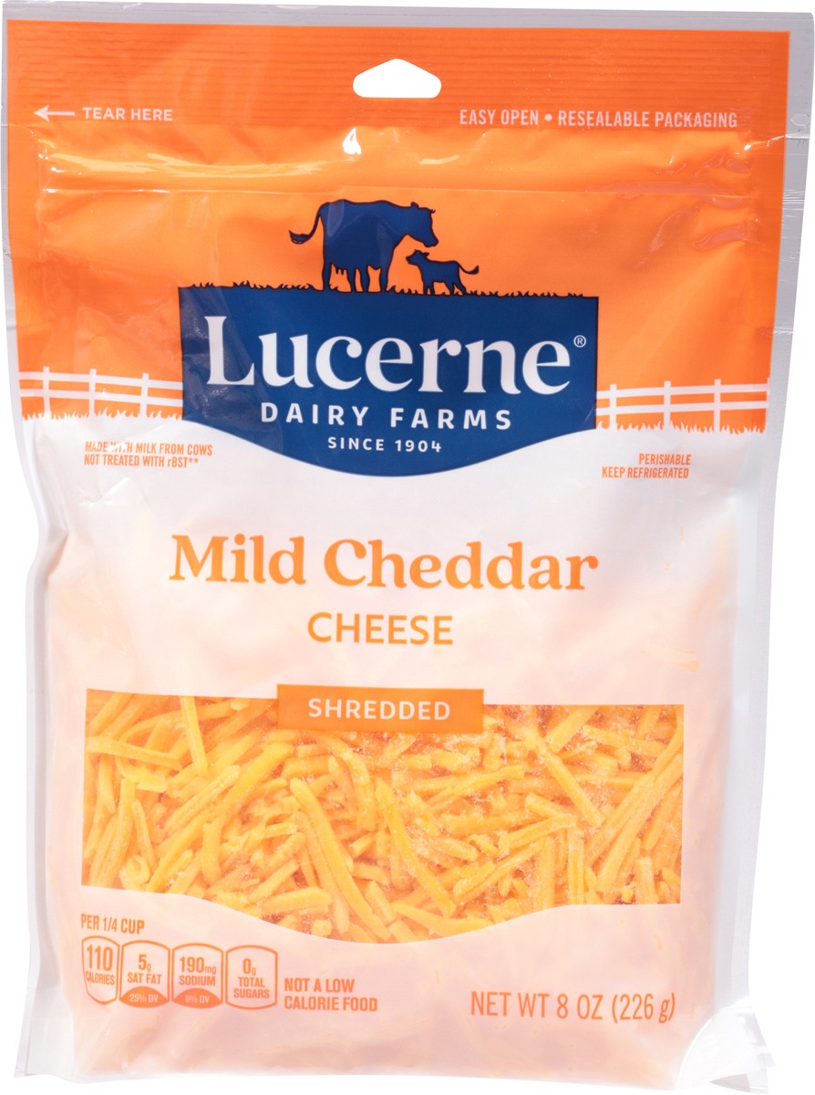 slide 8 of 9, Lucerne Dairy Farms Lucerne Cheese Cheddar Yellow Shred, 1 ct