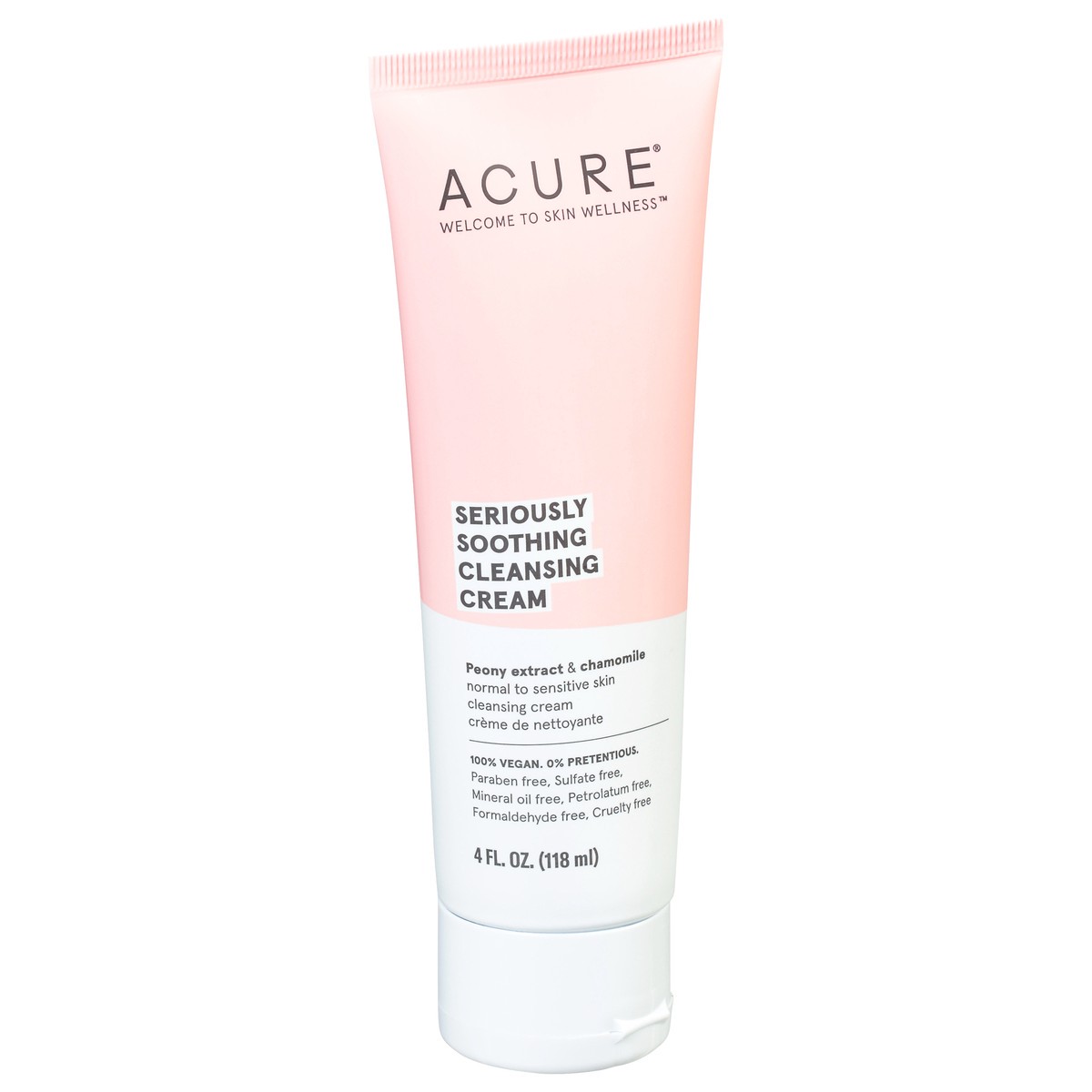 slide 5 of 9, ACURE Seriously Soothing Cleansing Cream With Peony Extract & Sunflower Amino Acids, 4 oz