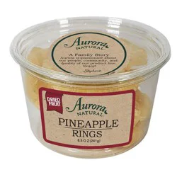Aurora Natural Pineapple Rings 8.5 oz