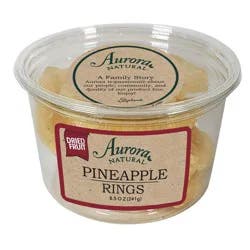 Aurora Natural Pineapple Rings 8.5 oz