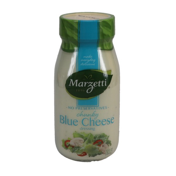 slide 1 of 9, Marzetti Dressing & Dip, Blue Cheese, Chunky, 13 fl oz