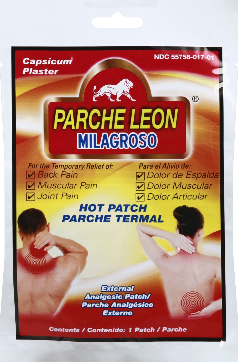 slide 1 of 3, Parche Leon Hot Patch 1 ea, 1 ct