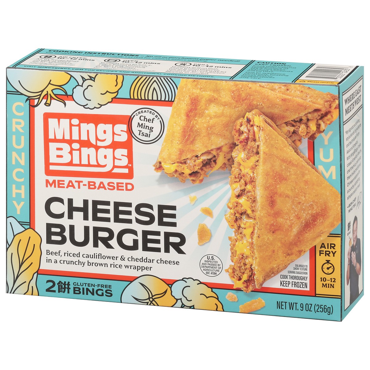 slide 11 of 16, MingsBings Meat-Based Cheese Burger 2 ea, 2 ct