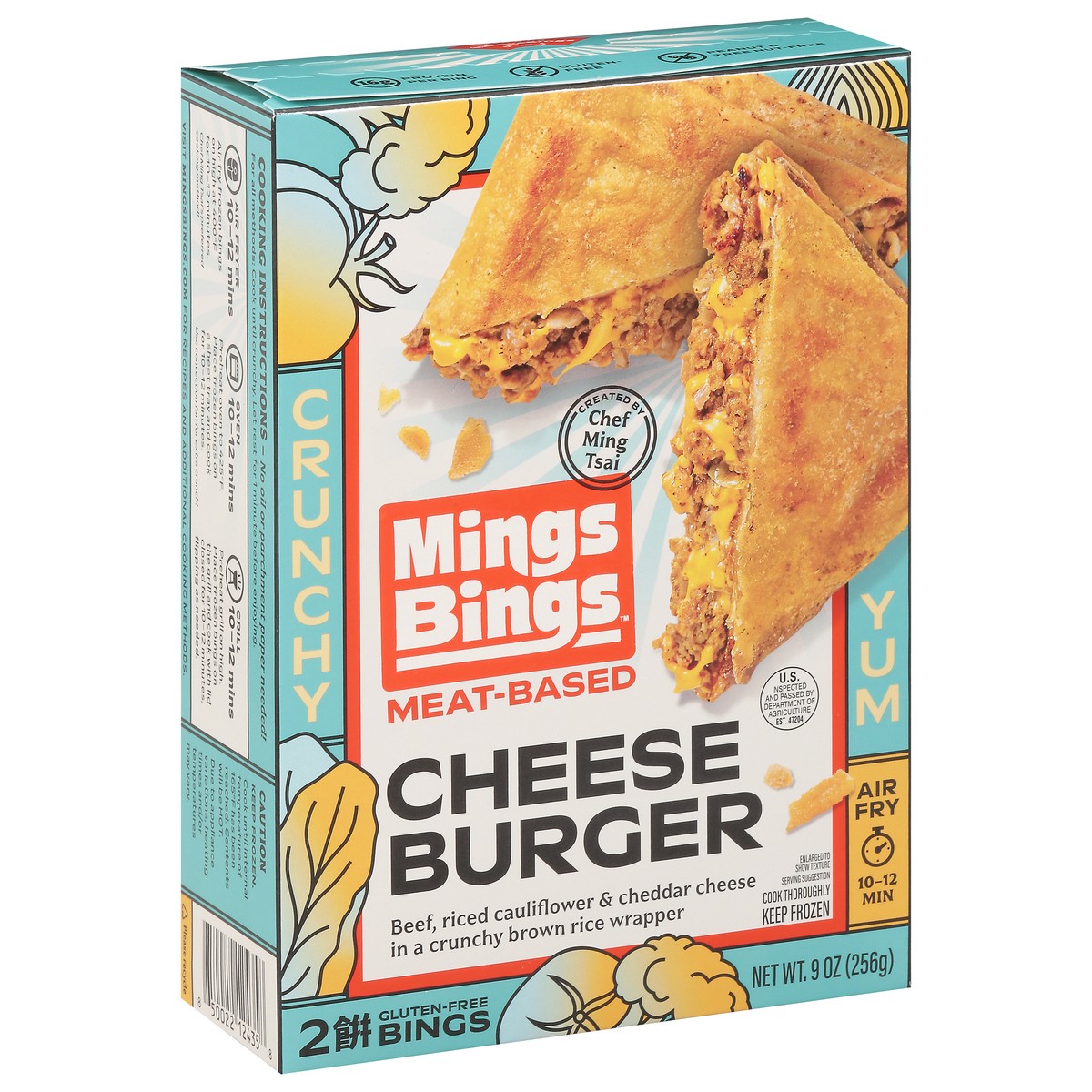 slide 14 of 16, MingsBings Meat-Based Cheese Burger 2 ea, 2 ct