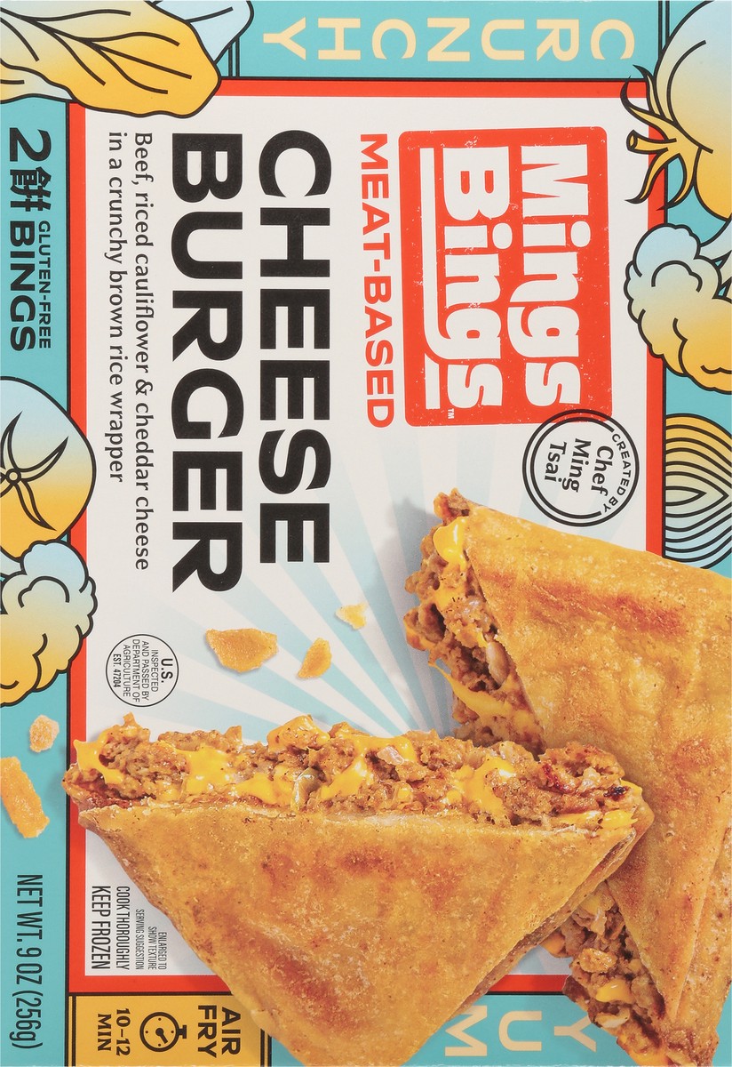 slide 7 of 16, MingsBings Meat-Based Cheese Burger 2 ea, 2 ct