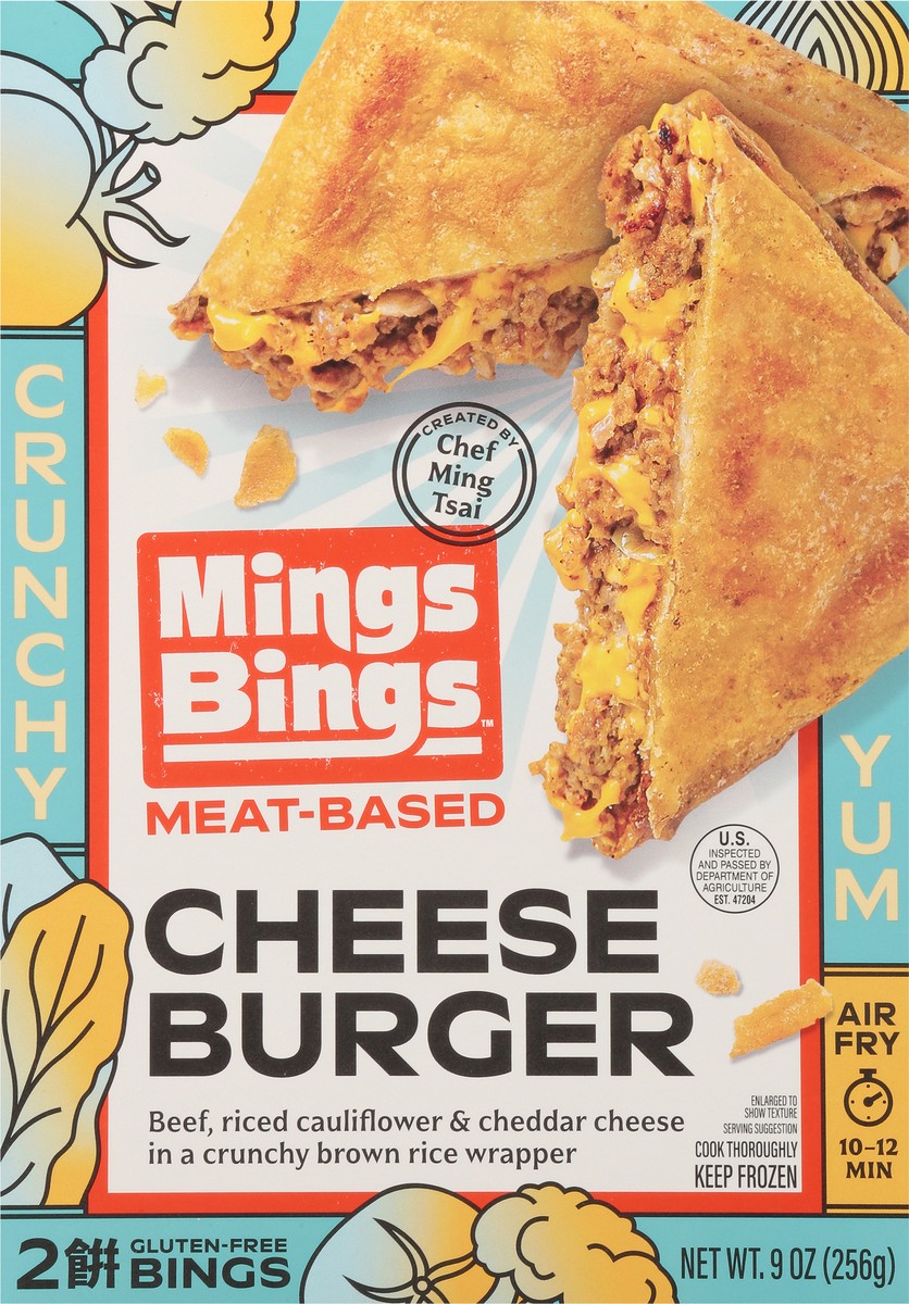 slide 13 of 16, MingsBings Meat-Based Cheese Burger 2 ea, 2 ct