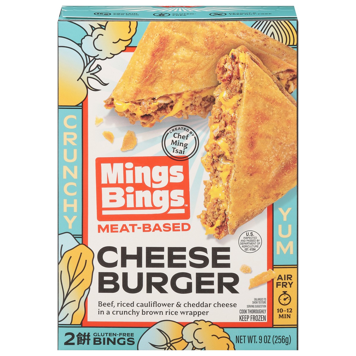 slide 9 of 16, MingsBings Meat-Based Cheese Burger 2 ea, 2 ct
