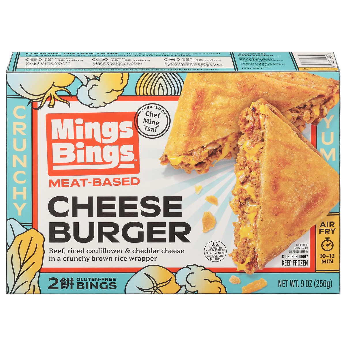 slide 15 of 16, MingsBings Meat-Based Cheese Burger 2 ea, 2 ct