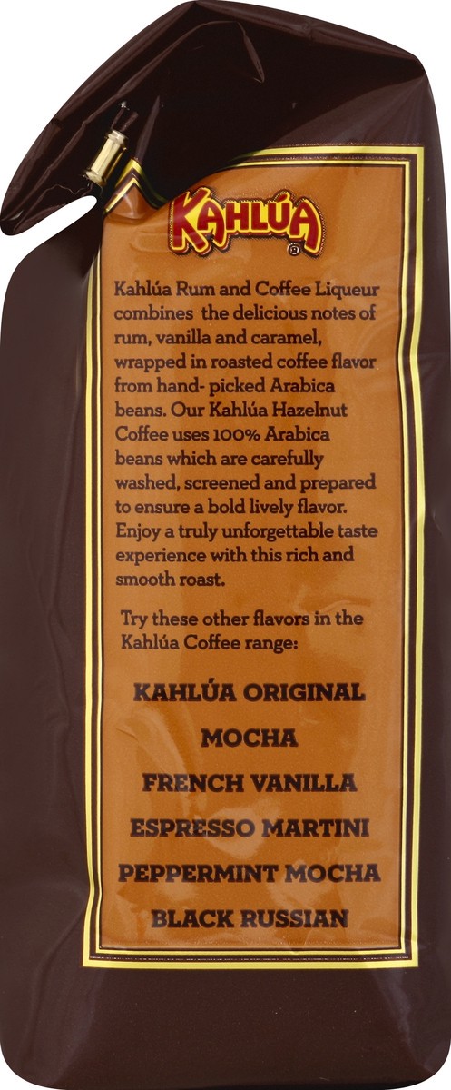 slide 2 of 4, Kahlua Coffee, Ground, Hazelnut - 12 oz, 12 oz