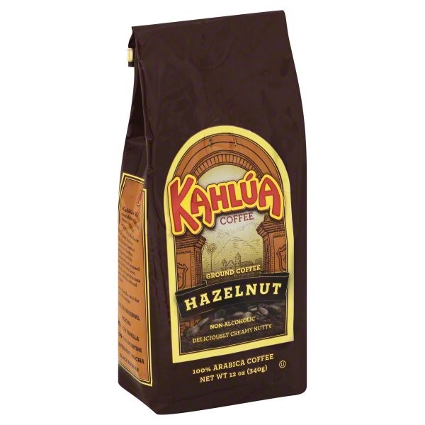 slide 1 of 4, Kahlua Coffee, Ground, Hazelnut - 12 oz, 12 oz