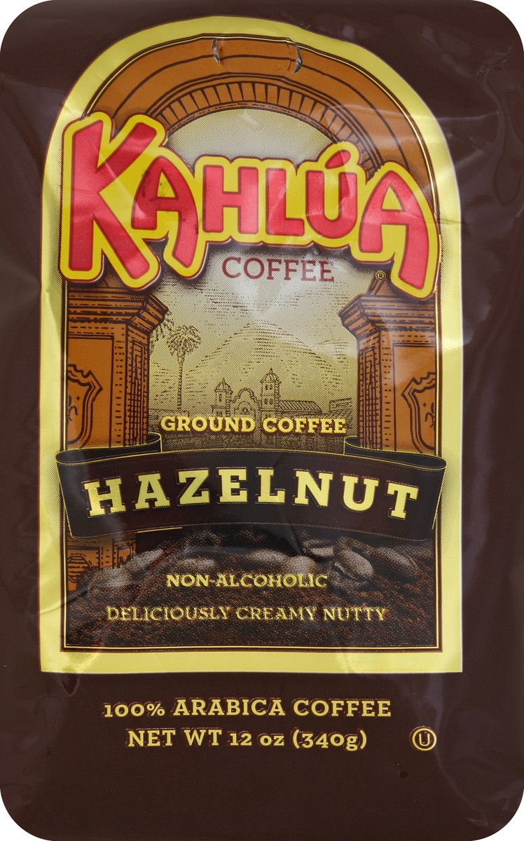 slide 3 of 4, Kahlua Coffee, Ground, Hazelnut - 12 oz, 12 oz