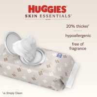 slide 4 of 29, Huggies Skin Essentials Baby Wipes, 2 Flip Top Packs (112 Wipes Total), 2 ct
