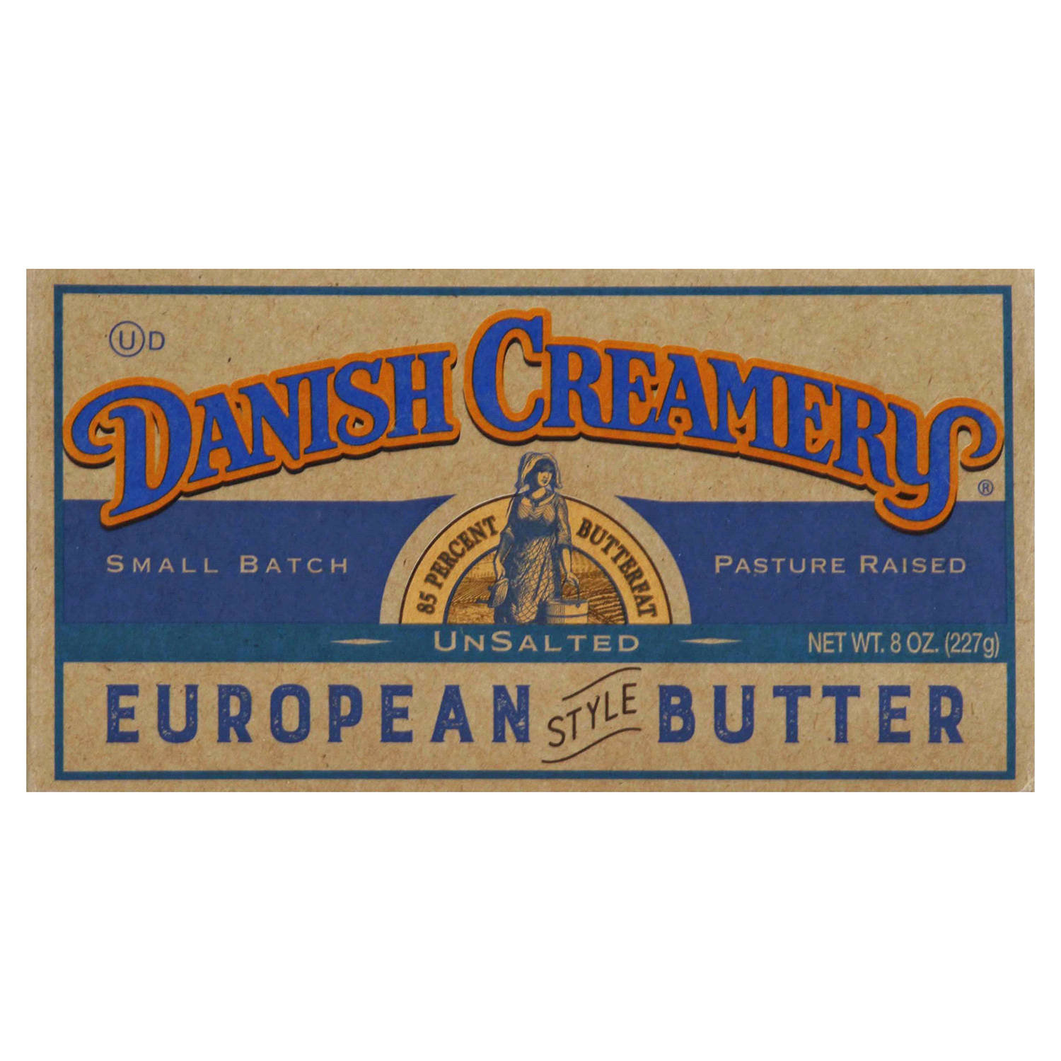 slide 1 of 4, Danish Creamery Euro Style Unsalted 8 oz WIS, 2 ct