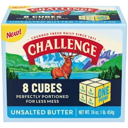 Challenge Butter Cubes Unsalted