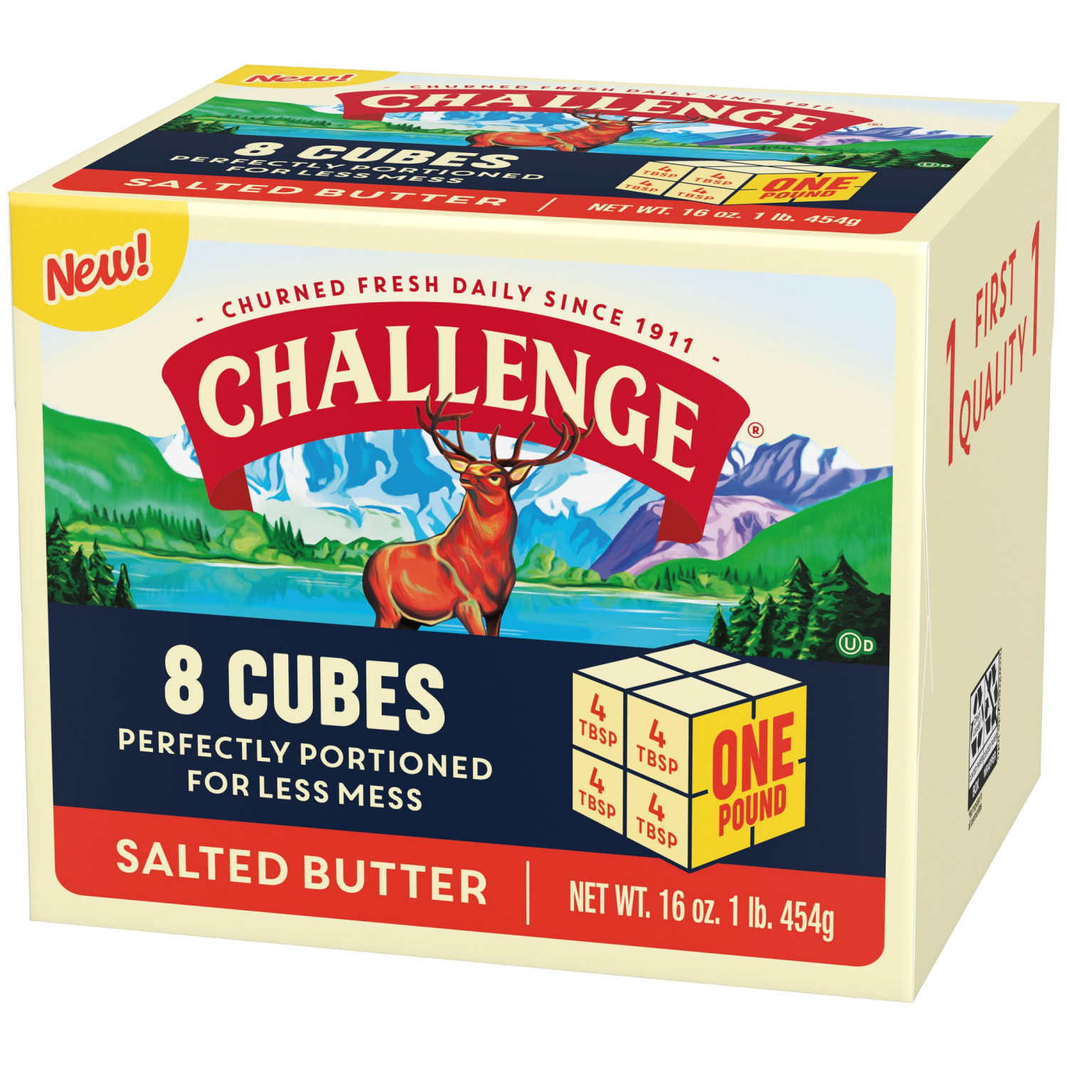 slide 2 of 3, Challenge® Salted Butter Cubes, 8 ct; 16 oz