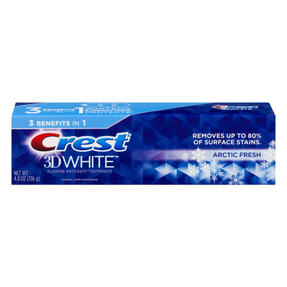 Crest 3D White Toothpaste Arctic Fresh 4.8 fl oz Shipt