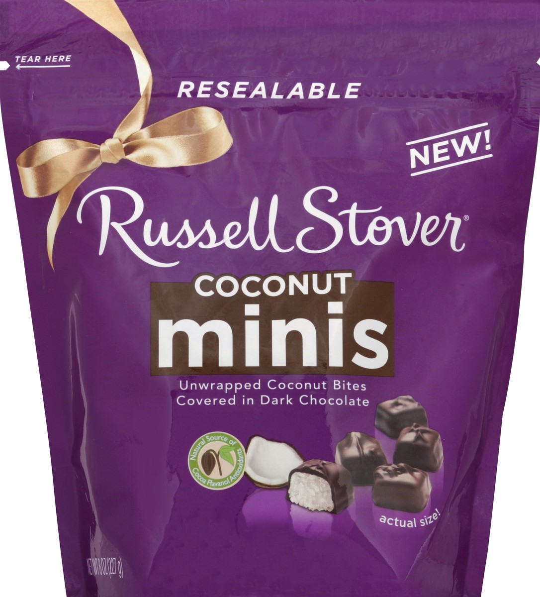 slide 1 of 3, Russell Stover Coconut Bites 8 oz, 8 oz