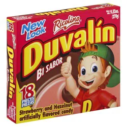 Ricolino Duvalin Hazelnut and Strawberry Candy - 18 x 0.52 oz