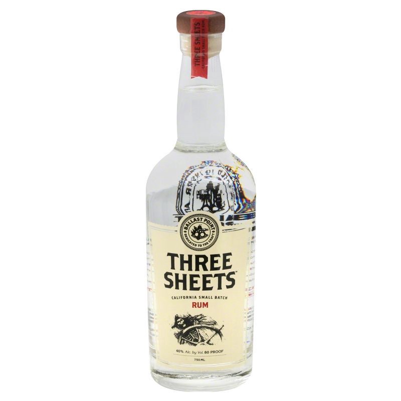 slide 1 of 1, Three Sheets Rum - 750ml Bottle, 750 ml