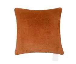 Brentwood Rabit Fur 18X18 Amber Brown