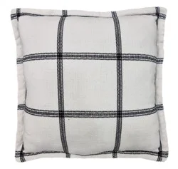Tart Plaid 20x20 Flange Black