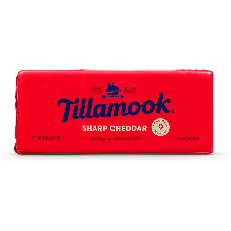 slide 1 of 4, Tillamook Sharp Cheddar Cheese 32 oz, 32 oz