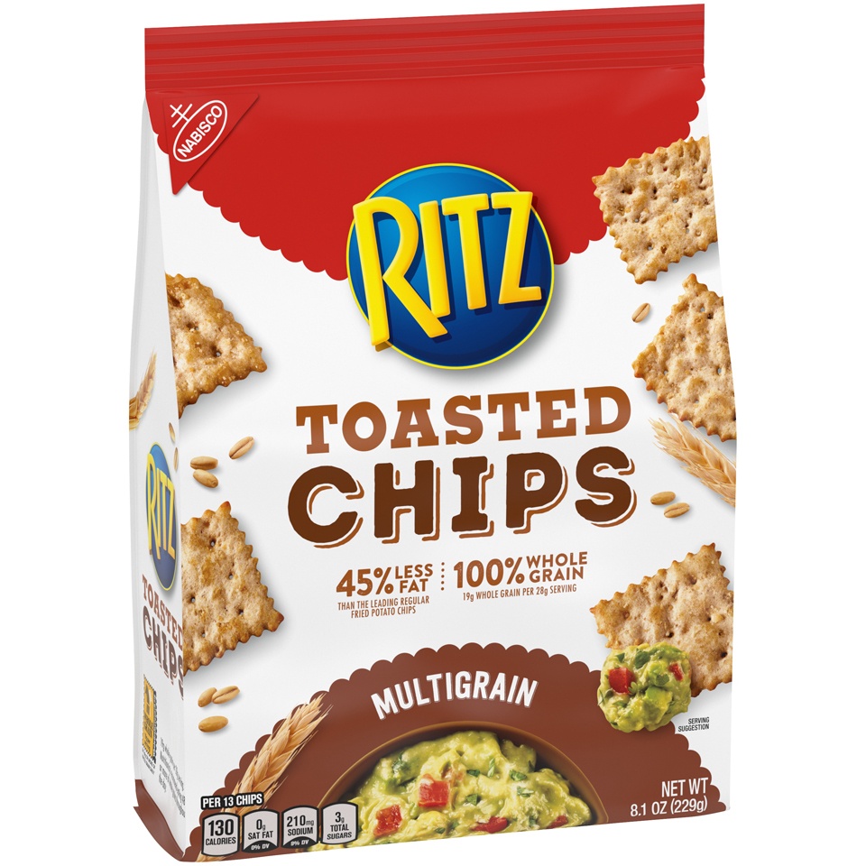 slide 4 of 9, Ritz Multigrain Toasted Chips, 8.1 oz