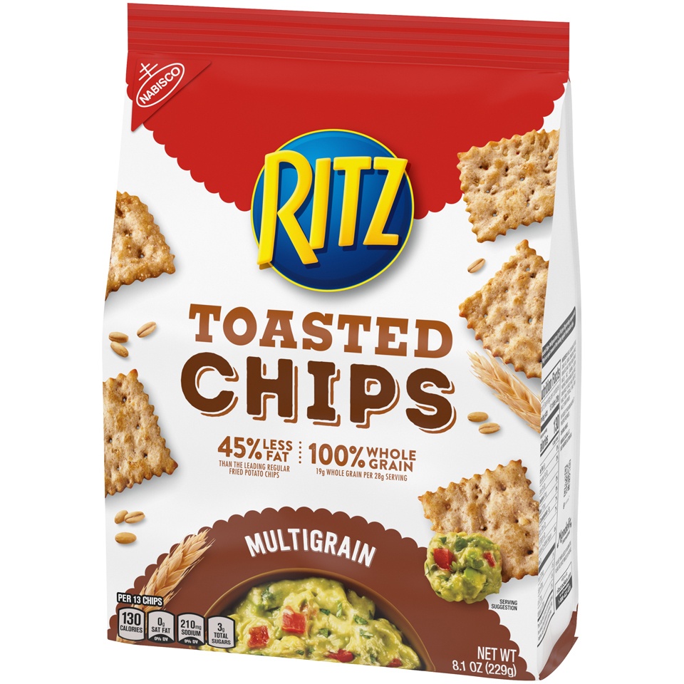 slide 5 of 9, Ritz Multigrain Toasted Chips, 8.1 oz