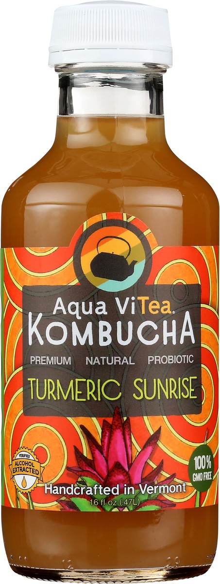 slide 8 of 10, Aqua ViTea Turmeric Sunrise Kombucha- 16 fl oz, 16 fl oz