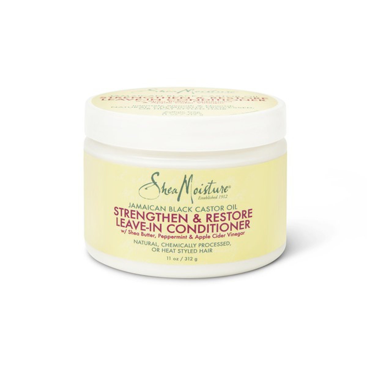 Sheamoisture Leave In Conditioner 100% Pure Jamaican Black Castor Oil ...