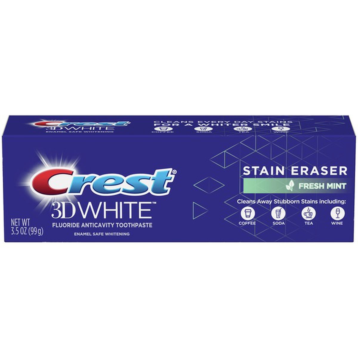 slide 1 of 1, Crest Stain Eraser, Whitening Toothpaste Fresh Mint, 3.5 oz