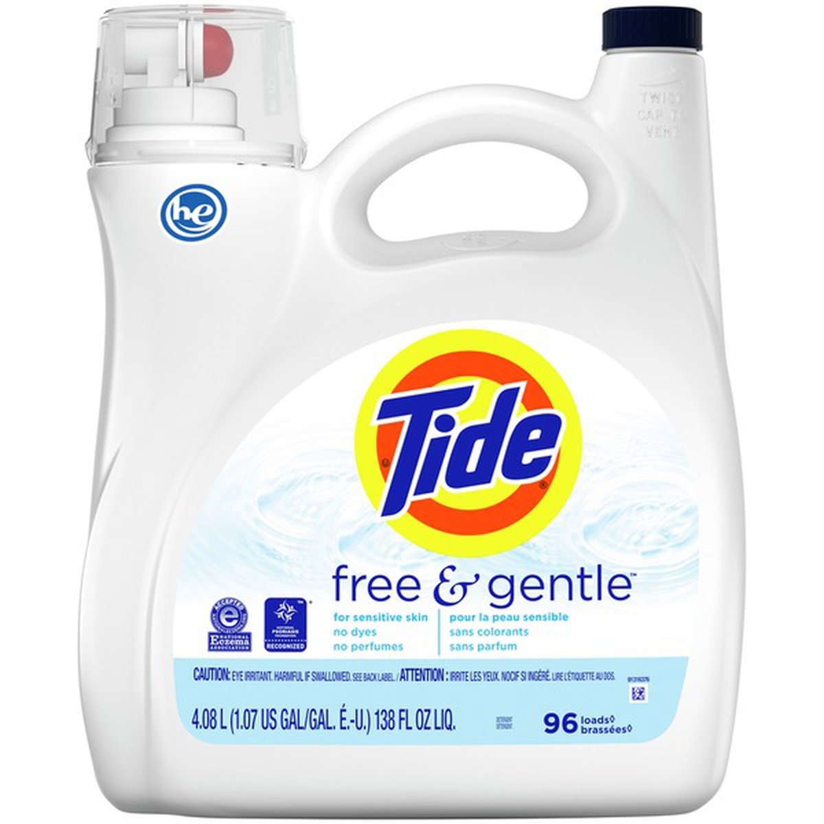 Tide Free & Gentle Liquid Laundry Detergent 138 oz Shipt
