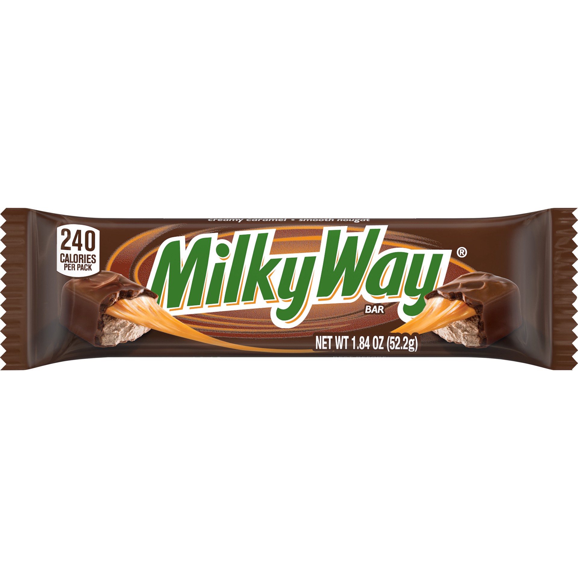 slide 1 of 8, Milky Way Us MILKY WAY Milk Chocolate Candy Bar, Full Size, 1.84 oz Bar, 1.84 oz