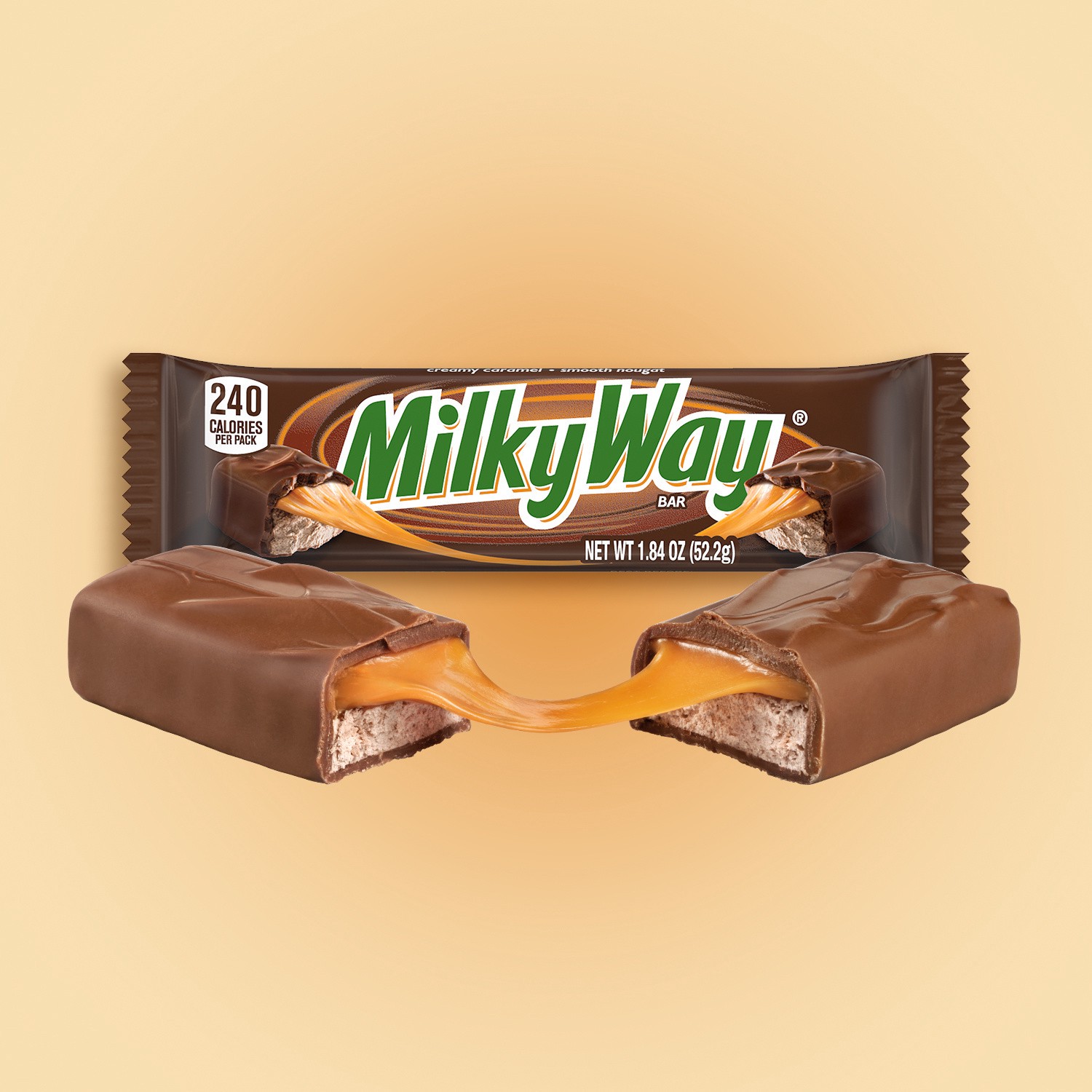 slide 2 of 8, Milky Way Us MILKY WAY Milk Chocolate Candy Bar, Full Size, 1.84 oz Bar, 1.84 oz