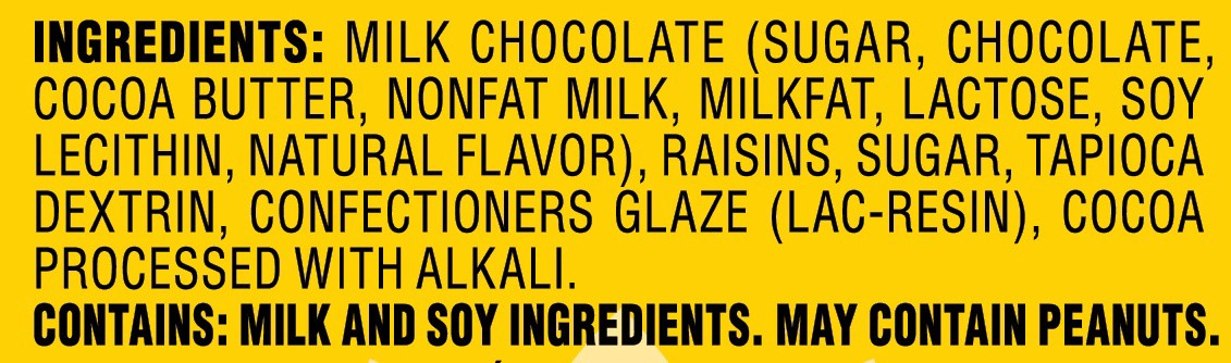 slide 6 of 6, Raisinets Raisins, Milk Chocolate Covered, 1.58 oz