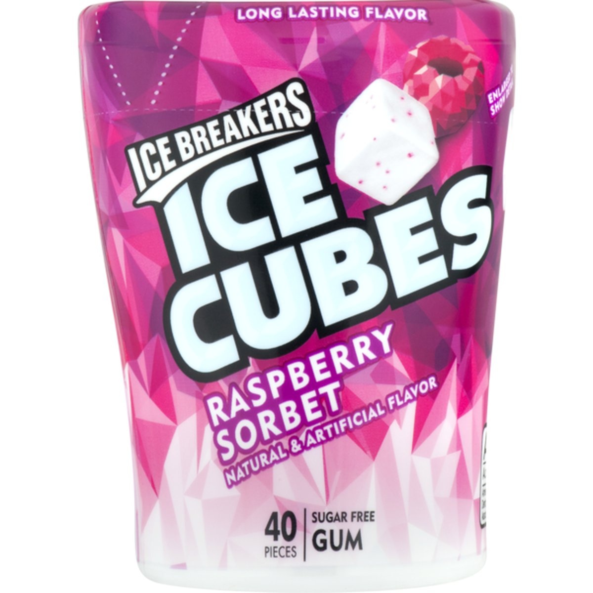 Ice Breakers Chewing Gum, Raspberry Sorbet Flavor, Sugar Free 40 ct | Shipt