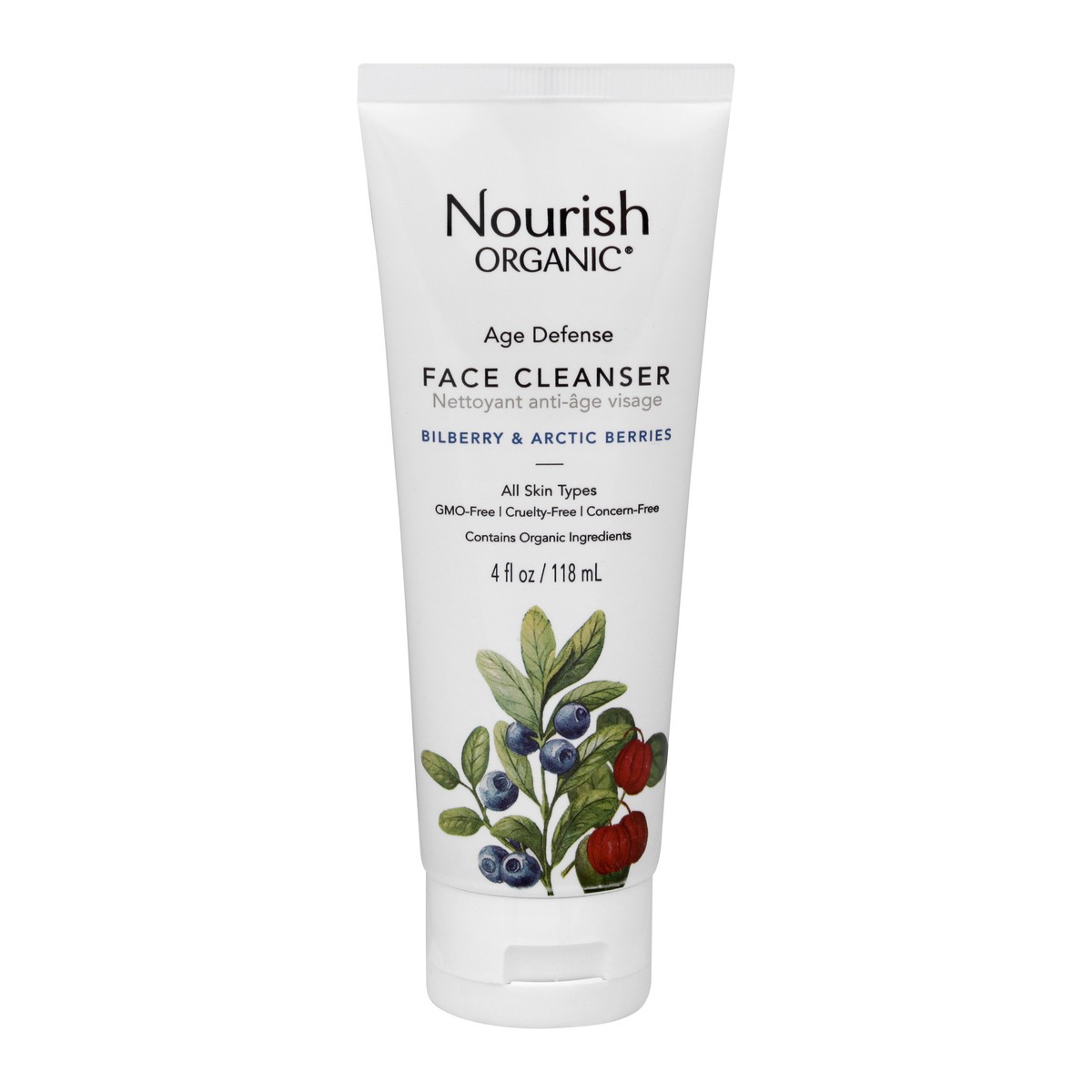 slide 1 of 7, Nourish Organic Face Cleanser 4 oz, 4 oz