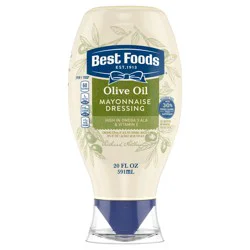 Best Foods Mayonnaise Dressing with Olive Oil Squeeze 20 oz