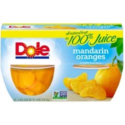Dole Mandarin Oranges In 100 Fruit Juice