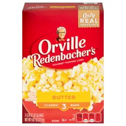 Orville Redenbacher''s Orville Redenbacher’s Butter Popcorn, Microwave Popcorn, 3.3 oz., 3-Count