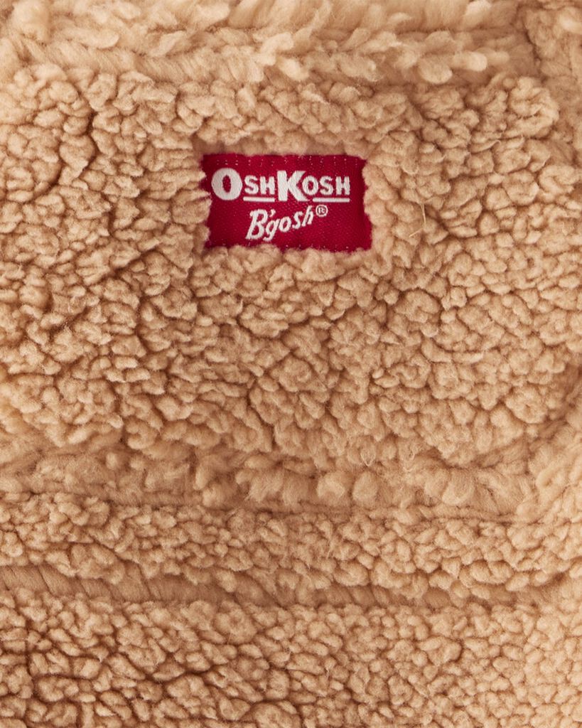slide 3 of 3, Oshkosh Baby Sherpa Overalls - Brown Brown 24M, 1 ct