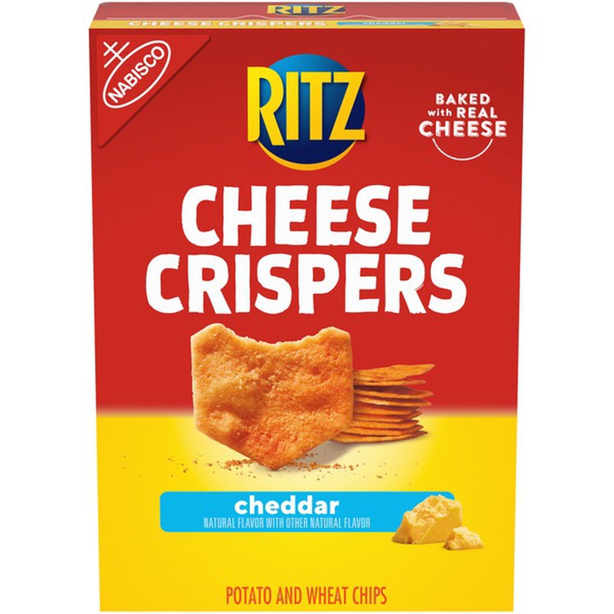 slide 1 of 1, Ritz Cheese Crispers Cheddar Potato & Wheat Chips, 7 oz