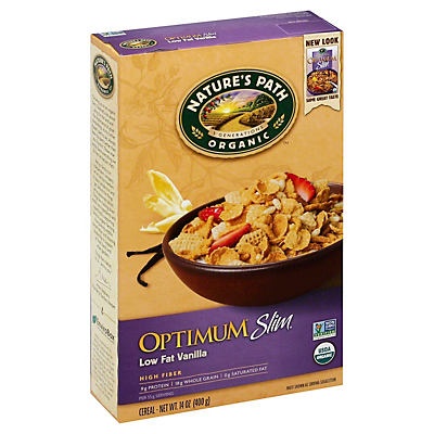 slide 1 of 4, Nature's Path Organic Organic Optimum Slim Low Fat Vanilla Cereal, 14 oz