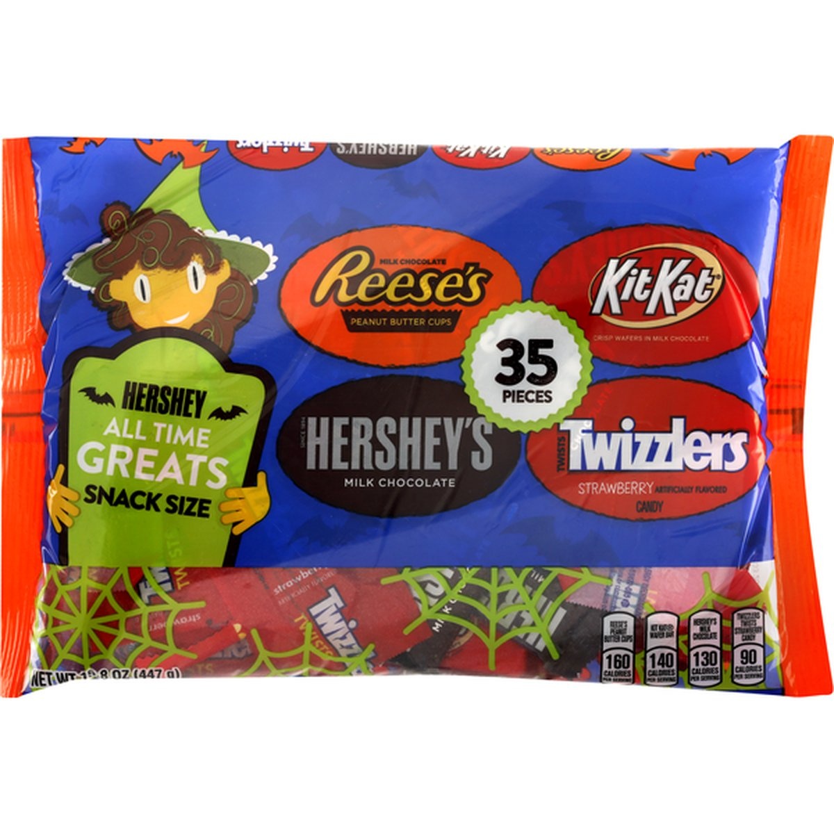 slide 1 of 1, Hershey Candy, All Time Greats, Assorted, Snack Size, 35 ct